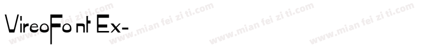 VireoFont Ex字体转换